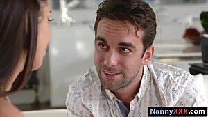 Babysitter Olivia gets pounded hard by big cock in every wild pose imaginable. I’m obsessed with her petite frame!