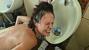 piss whore compilation turns girlfriend into human toilet slut