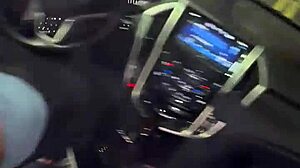 Listening To Music While Getting Sloppy Deepthroat From Fat Ebony Babe