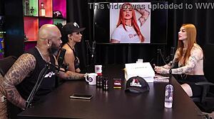 Ruiva Braba Enters Suicidegirl And Miss Tattoo Week In Sheer Red