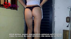 Cristina Almeida Se Exibindo No Restaurante Com Um Vestido Curtinho Filmada Pelo Corno Do Marido