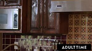 alison rey wants the handsome plumber to catch her masturbating, then they fuck