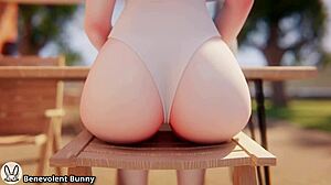 benevolent bunny expands her big ass. in cartoon animation