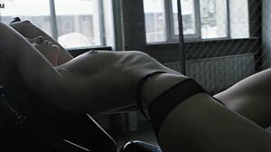 blonde stasyq model sonya teases with natural tits