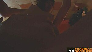 Skinny Brunette Fucks Stranger For Cash In Intense POV Session