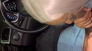 Listening To Music While Getting Sloppy Deepthroat From Fat Ebony Babe