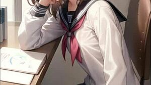 ai illustration of anime hentai