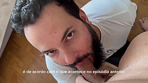 bearded man sucks 41 cocks - full video on red