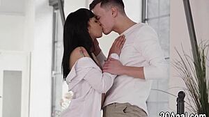 Latina Hottie Takes Big Cock Anal