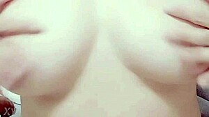 She has big boobs and gets a massage