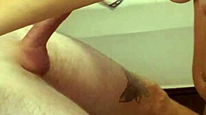 my girlfriend gives amazing blowjob with big tits and perky nipples