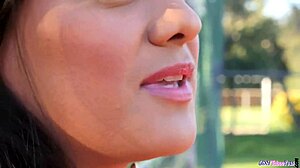 Huge-tits milf boldly rides cock in stockings and heels.