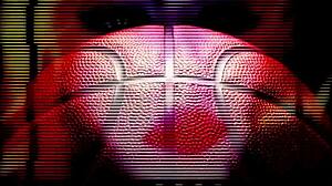 Blonde crossdresser undergoes training for the trans basketball team