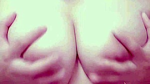 She has big boobs and gets a massage