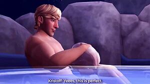 Elsa performs blowjobs in frozen 3d hentai compilation