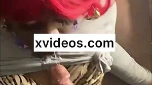 Slutty Ebony Tranny Deepthroat BBC Hard