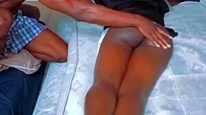 i get my beautiful black ass intensely played with by mr g during a sexy massage session
