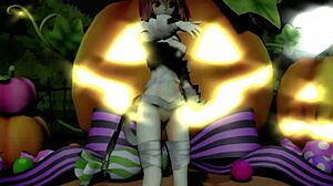 Mmd happy halloween dance featuring ibaraken kasen