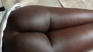 i get my beautiful black ass intensely played with by mr g during a sexy massage session