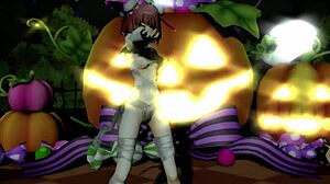 Mmd happy halloween dance featuring ibaraken kasen
