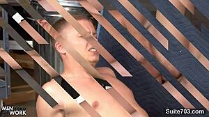 Gay Mechanics Fuck Each Other In The Garage