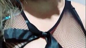 Milf Performs Sensual Dance Showing Tits And Vagina In Stepfather's House