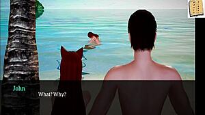 in this anime hentai game, the family explores big tits and asses in homemade erotic adventures