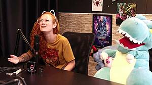 SHE STICKS the PENCIL in her PUSSY on request!