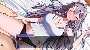 Ep4: Experiencing the tightness and wetness of her pussy for the first time, filled with happiness