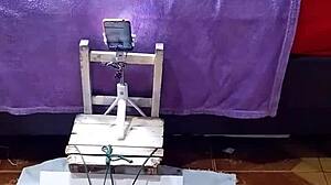 Exhibitionist in doggy style