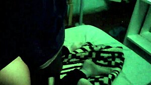 it was dark and cold, she asks 'let's fuck for a bit,' so i pull down her pants to put it in.