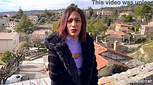 French Teen 18+ Ebony Reyna in First Amateur Porn Casting!