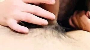 Beautiful whore sucks me off, I cum on her pretty face