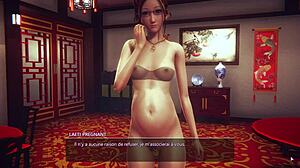 3d animation of hs2 pregnant