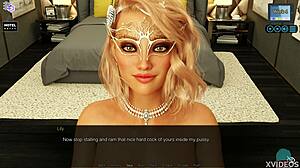 Blonde goddess Sunshine Love rides monster cock in tight pussy