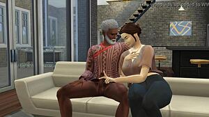 lunch with neighbor sparks a wild swinging party in sims 3d hentai