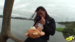 ted, kelly naty macedo, and yasmin in a casual video