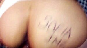 My wife's big ass bent over in doggystyle