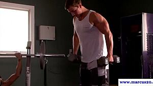 Straight dude turns gay with intense gym encounter after workout