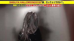 japanese cosplay blowjob leads to creampie