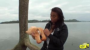 ted, kelly naty macedo, and yasmin in a casual video