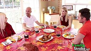 Stepsons are fucking my girlfriend at thanksgiving