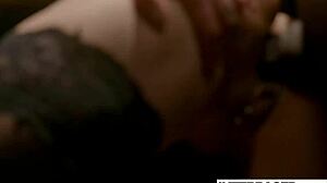 the snake devours with deepthroat and huge anal fucking