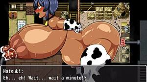 tanned girl natsuki in hentai game ep 40 gets pregnant pussy squirt from milking machine bdsm