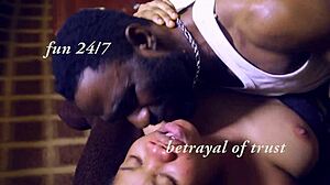 In these Nollywood scenes, horny actors grope and doggystyle bent over babes.