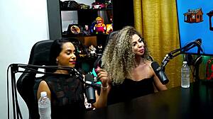 Elas se beijaram no meio do podcast o ruan ficou sem palavras - daniely patricia red