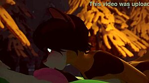 Furry gostosa mamando gostoso no pau, wow