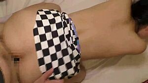 Long Body White Skin Big Boobs Student Feels Real Pleasure!