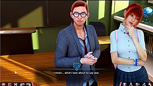 Amateur anal teen with big tits and ass gets tested by milf