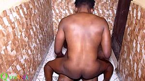 He loves rough doggystyle blowjob on the public floor